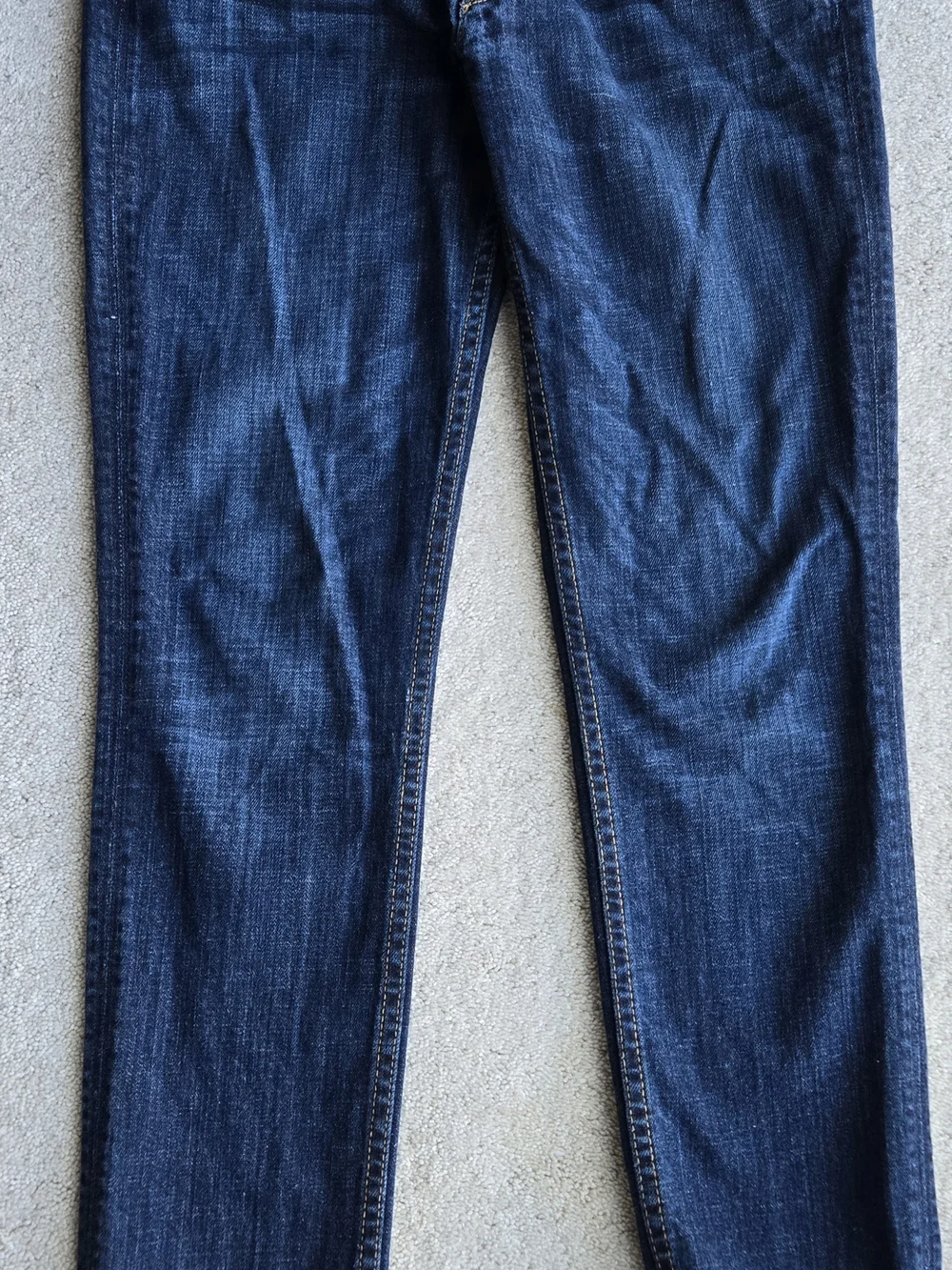 Hudson Jeans Women's Straight Dark Blue Denim - Picture 7 of 9